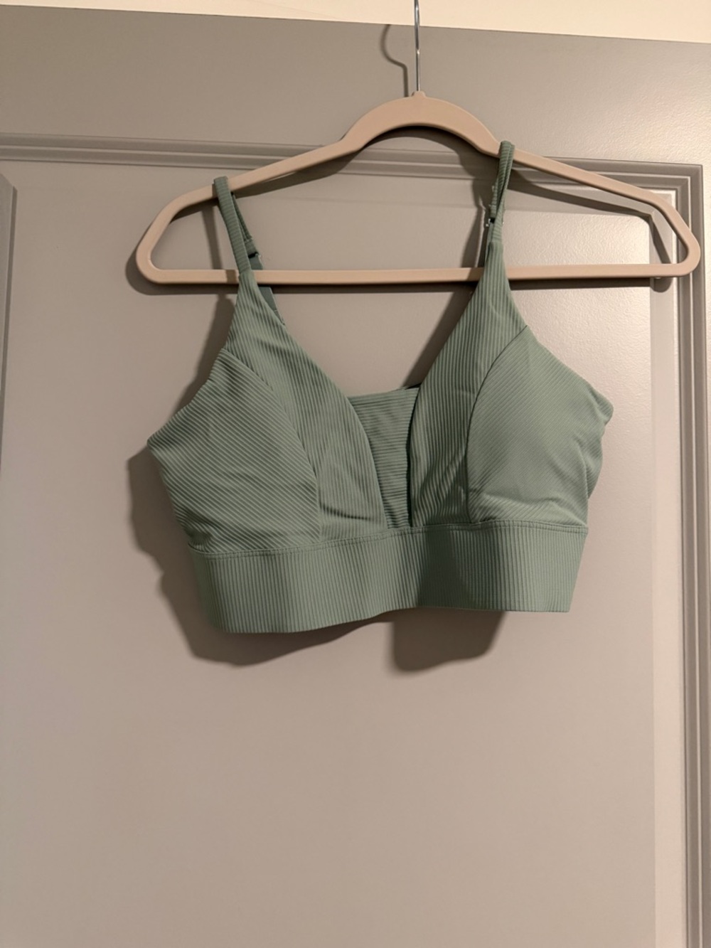 Old Navy Ribbed Sports Bralette in Sage